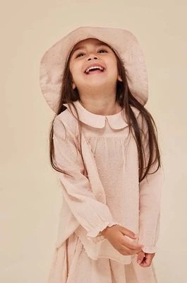 Zdjęcie produktu Konges Sløjd bluzka bawełniana dziecięca kolor różowy gładka