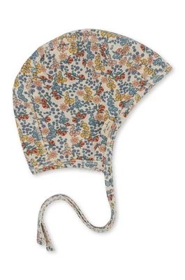 Zdjęcie produktu Konges Sløjd czapka niemowlęca kolor niebieski z cienkiej dzianiny