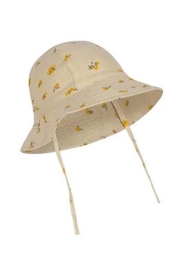 Zdjęcie produktu Konges Sløjd kapelusz bawełniany dziecięcy kolor beżowy bawełniany