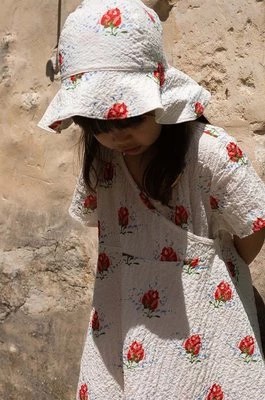 Zdjęcie produktu Konges Sløjd kapelusz dziecięcy kolor czerwony bawełniany