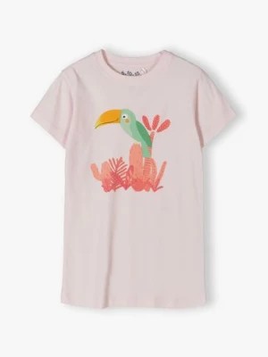 Zdjęcie produktu Koszula nocna dla dziewczynki - różowa z tukanem - 5.10.15.