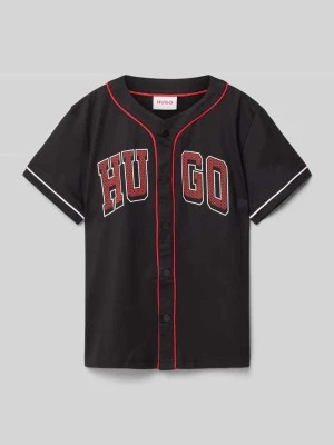 Zdjęcie produktu Koszula o kroju regular fit z nadrukiem z logo HUGO