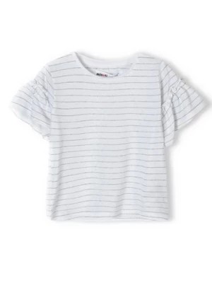 Zdjęcie produktu Koszulka w paski dla niemowlaka z falbankami Minoti