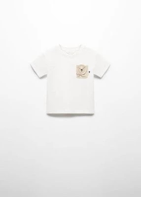 Zdjęcie produktu Koszulka z nadrukiem lwa MANGO BABY