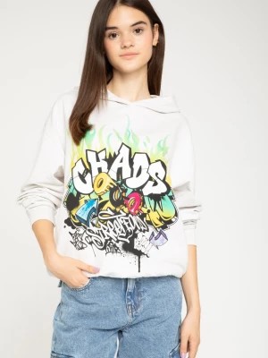 Zdjęcie produktu Kremowa bluza z nadrukiem graffiti