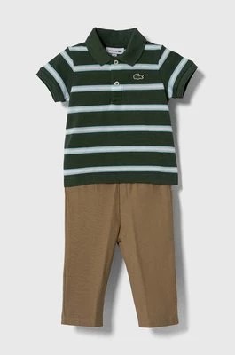 Zdjęcie produktu Lacoste piżama niemowlęca kolor zielony wzorzysta