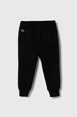 Zdjęcie produktu Lacoste spodnie dresowe dziecięce kolor czarny melanżowe