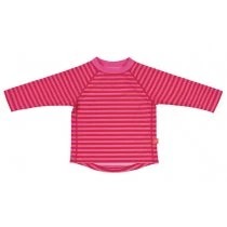 Zdjęcie produktu Lassig Koszulka do pływania z długim rękawem Pink stripes UV 50+ 0-6 m-cy