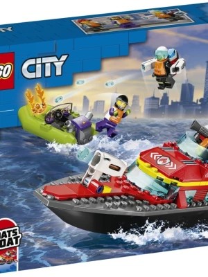 Zdjęcie produktu LEGO 60373 City Łódź strażacka Lego