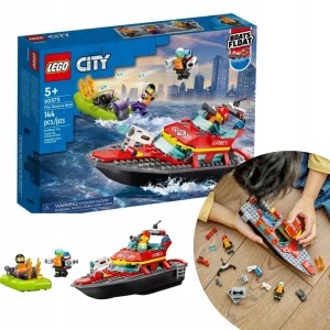 Zdjęcie produktu Lego City Łódź Strażacka 60373