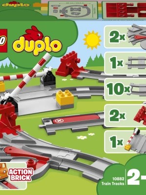 Zdjęcie produktu Lego Duplo 10882 Tory kolejowe