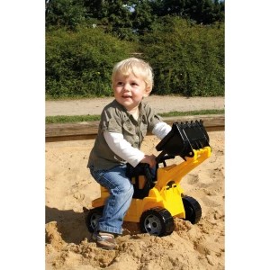 Zdjęcie produktu Lena Ładowarka Giga Trucks żółty, 62 cm