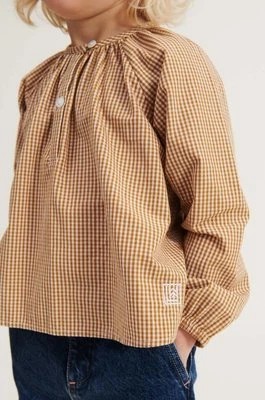 Zdjęcie produktu Liewood bluzka bawełniana dziecięca kolor żółty wzorzysta
