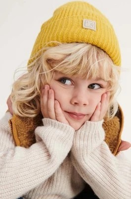 Zdjęcie produktu Liewood czapka wełniana dziecięca kolor żółty wełniana