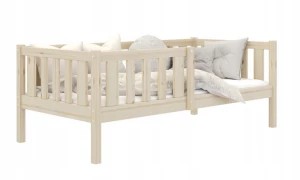 Zdjęcie produktu ﻿Łóżko drewniane 160x80 + materac BOBO P