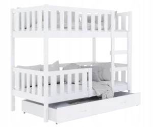 Zdjęcie produktu ﻿Łóżko piętrowe 160x80 + materace BOBO