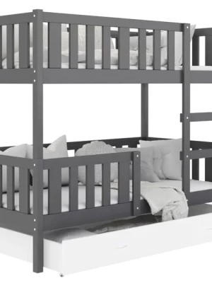 Zdjęcie produktu ﻿Łóżko piętrowe 160x80 + materace BOBO