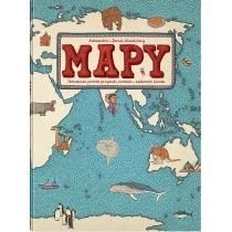 Zdjęcie produktu Mapy. Obrazkowa podróż po lądach, morzach i kulturach świata. Edycja niebieska Dwie Siostry