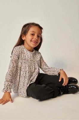 Zdjęcie produktu Mayoral bluzka dziecięca kolor czarny wzorzysta