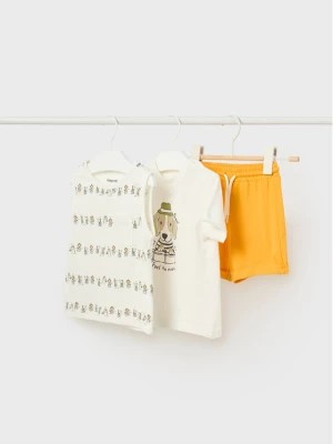 Zdjęcie produktu Mayoral Komplet t-shirt, top i spodenki 1644 Kolorowy Regular Fit