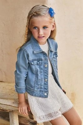 Zdjęcie produktu Mayoral kurtka jeansowa dziecięca kolor niebieski