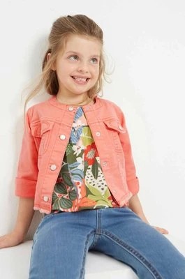 Zdjęcie produktu Mayoral kurtka jeansowa dziecięca kolor pomarańczowy