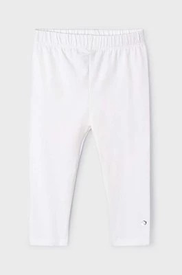 Zdjęcie produktu Mayoral legginsy 3/4 dziecięce kolor biały gładkie