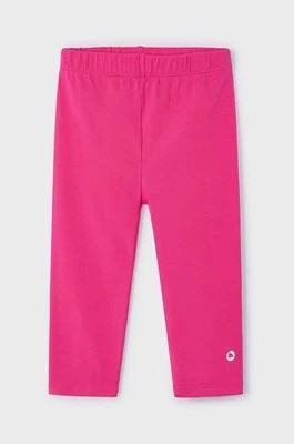 Zdjęcie produktu Mayoral legginsy 3/4 dziecięce kolor różowy gładkie