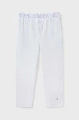 Zdjęcie produktu Mayoral legginsy dziecięce kolor biały gładkie