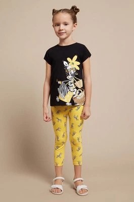 Zdjęcie produktu Mayoral legginsy dziecięce kolor żółty wzorzyste