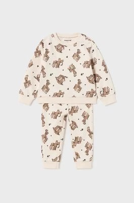 Zdjęcie produktu Mayoral piżama niemowlęca kolor beżowy wzorzysta
