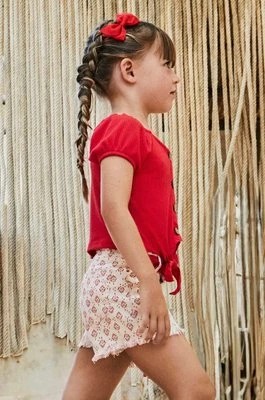 Zdjęcie produktu Mayoral spodnie dziecięce kolor pomarańczowy wzorzyste
