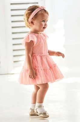 Zdjęcie produktu Mayoral sukienka niemowlęca kolor różowy mini rozkloszowana