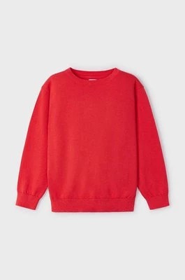 Zdjęcie produktu Mayoral sweter bawełniany dziecięcy kolor czerwony lekki