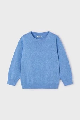 Zdjęcie produktu Mayoral sweter bawełniany dziecięcy kolor niebieski lekki