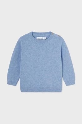 Zdjęcie produktu Mayoral sweter bawełniany niemowlęcy kolor niebieski lekki