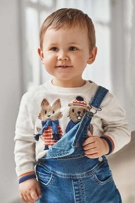 Zdjęcie produktu Mayoral sweter z domieszką wełny dziecięcy kolor beżowy