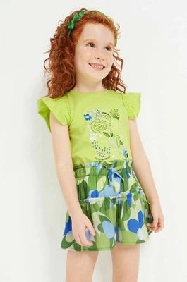 Zdjęcie produktu Mayoral szorty dziecięce kolor zielony wzorzyste