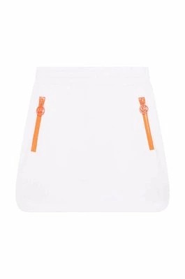 Zdjęcie produktu Michael Kors spódnica bawełniana dziecięca kolor biały mini prosta