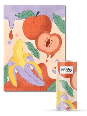 Zdjęcie produktu Muno Puzzle Fruity by Ola Kryngiert 500 el. w ozdobnej tubie MUNO puzzle