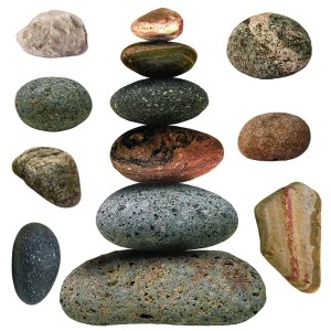 Zdjęcie produktu Naklejka Stones, 30 x 30 cm 4-Home