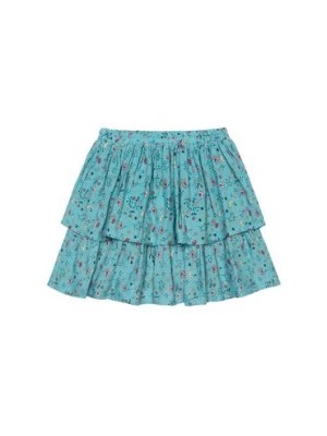 Zdjęcie produktu Niebieska spódnica z kwiatowym wzorem - Minoti