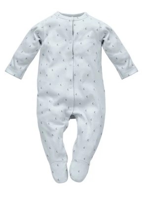 Zdjęcie produktu Niebieski bawełniany pajac niemowlęcy w księżyce Pinokio
