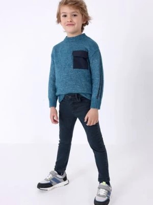 Zdjęcie produktu Niebieski sweter chłopięcy z kieszonką - Mayoral