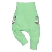 Zdjęcie produktu Nini Spodnie niemowlęce z bawełny organicznej dla chłopca 0-3 miesiące, rozmiar 56