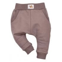 Zdjęcie produktu Nini Spodnie niemowlęce z bawełny organicznej dla chłopca 12 miesięcy, rozmiar 80