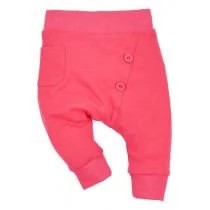 Zdjęcie produktu Nini Spodnie niemowlęce z bawełny organicznej dla dziewczynki 0-3 miesiące, rozmiar 56