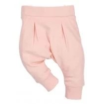 Zdjęcie produktu Nini Spodnie niemowlęce z bawełny organicznej dla dziewczynki 12 miesięcy, rozmiar 80