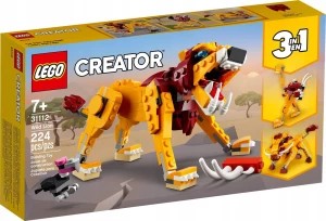 Zdjęcie produktu Nowe Lego Creator 31112 Dziki Lew