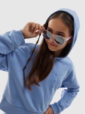 Zdjęcie produktu Okulary przeciwsłoneczne z multibarwną powłoką dziewczęce - multikolor 4F JUNIOR
